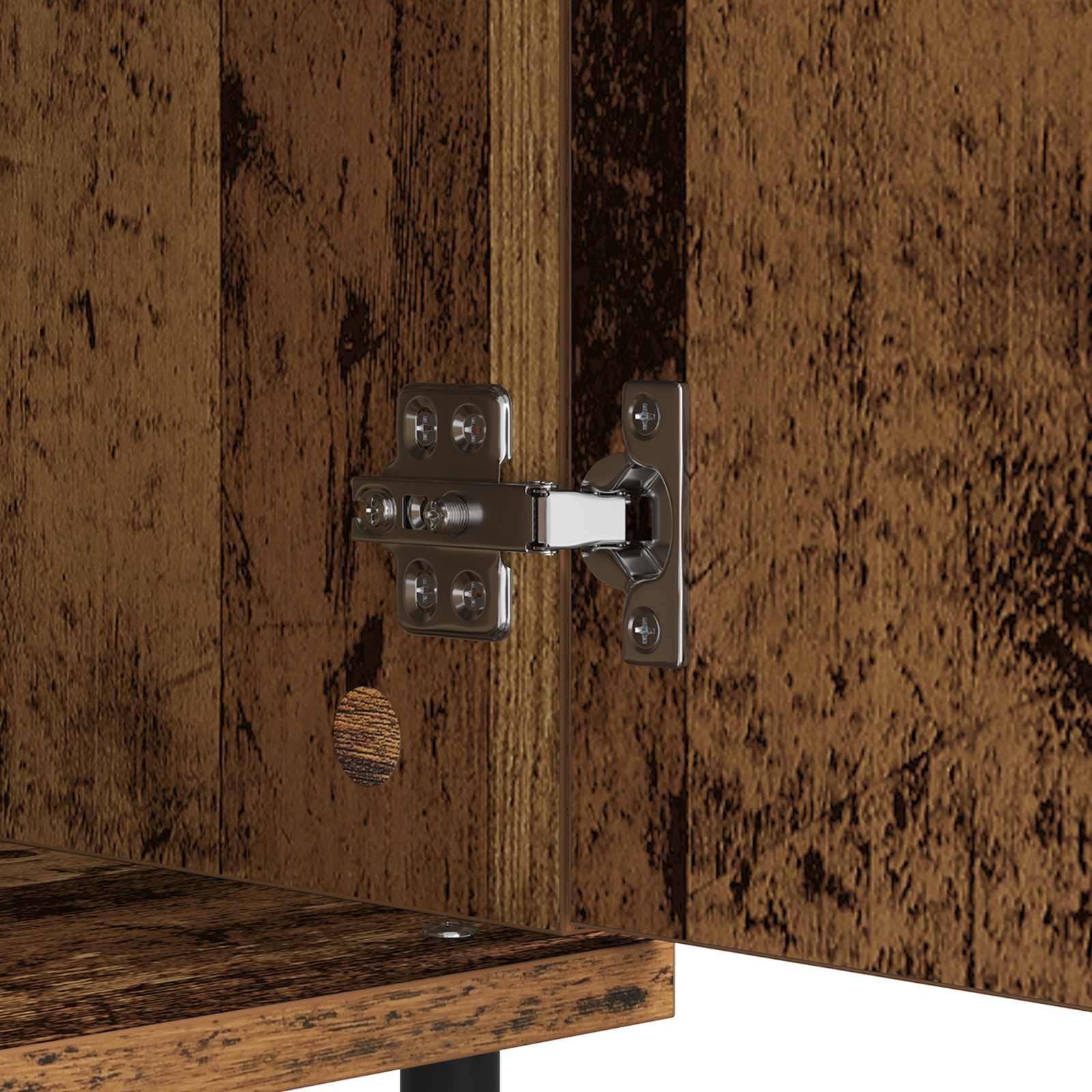 Dressoir Oud Hout 60 x 35 x 70 cm Gemonteerd hout en ijzer is nu te koop bij PeponiXL, paradijselijk wonen!