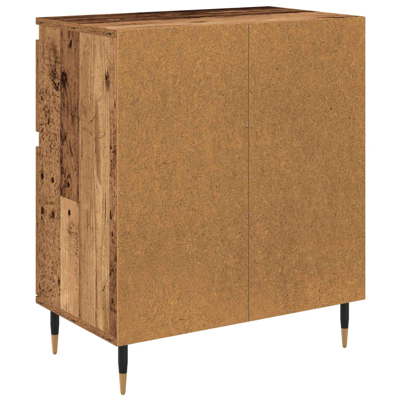 Dressoir Oud Hout 60 x 35 x 70 cm Gemonteerd hout en ijzer is nu te koop bij PeponiXL, paradijselijk wonen!
