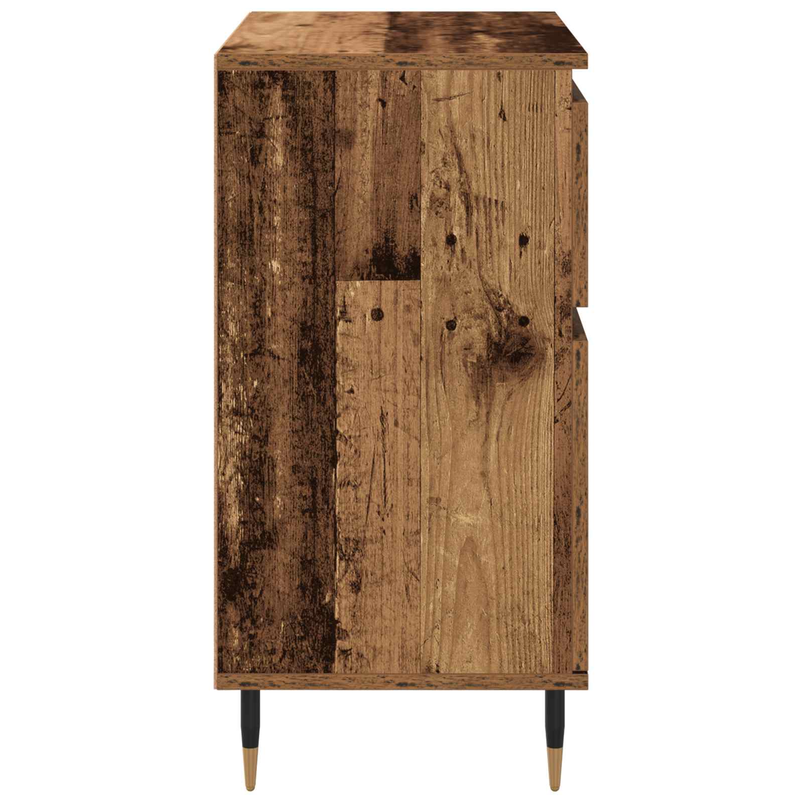 Dressoir Oud Hout 60 x 35 x 70 cm Gemonteerd hout en ijzer is nu te koop bij PeponiXL, paradijselijk wonen!