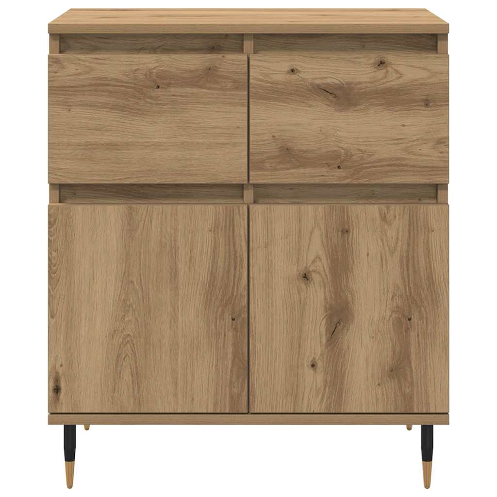 Dressoir Artisan Eiken 60 x 35 x 70 cm Gemonteerd hout en ijzer is nu te koop bij PeponiXL, paradijselijk wonen!