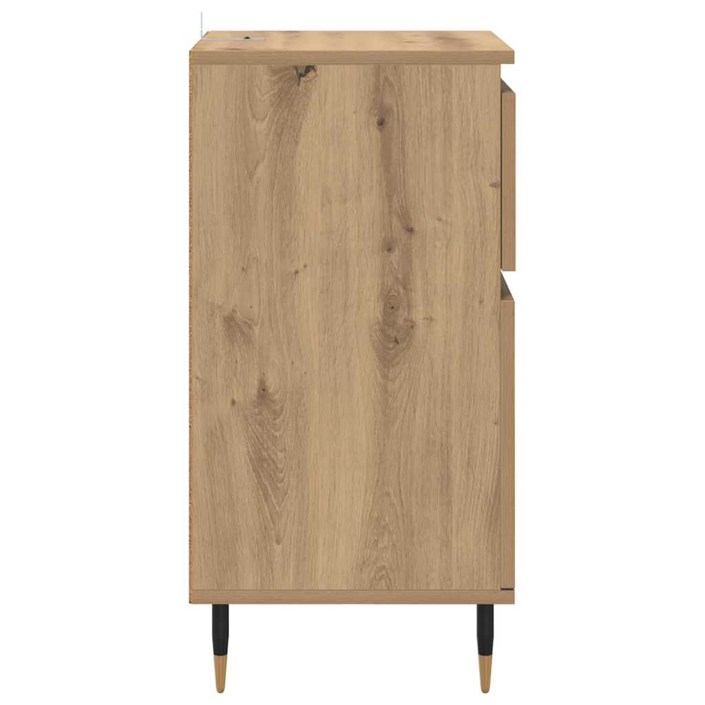 Dressoir Artisan Eiken 40 x 35 x 70 cm Gemonteerd hout en ijzer is nu te koop bij PeponiXL, paradijselijk wonen!