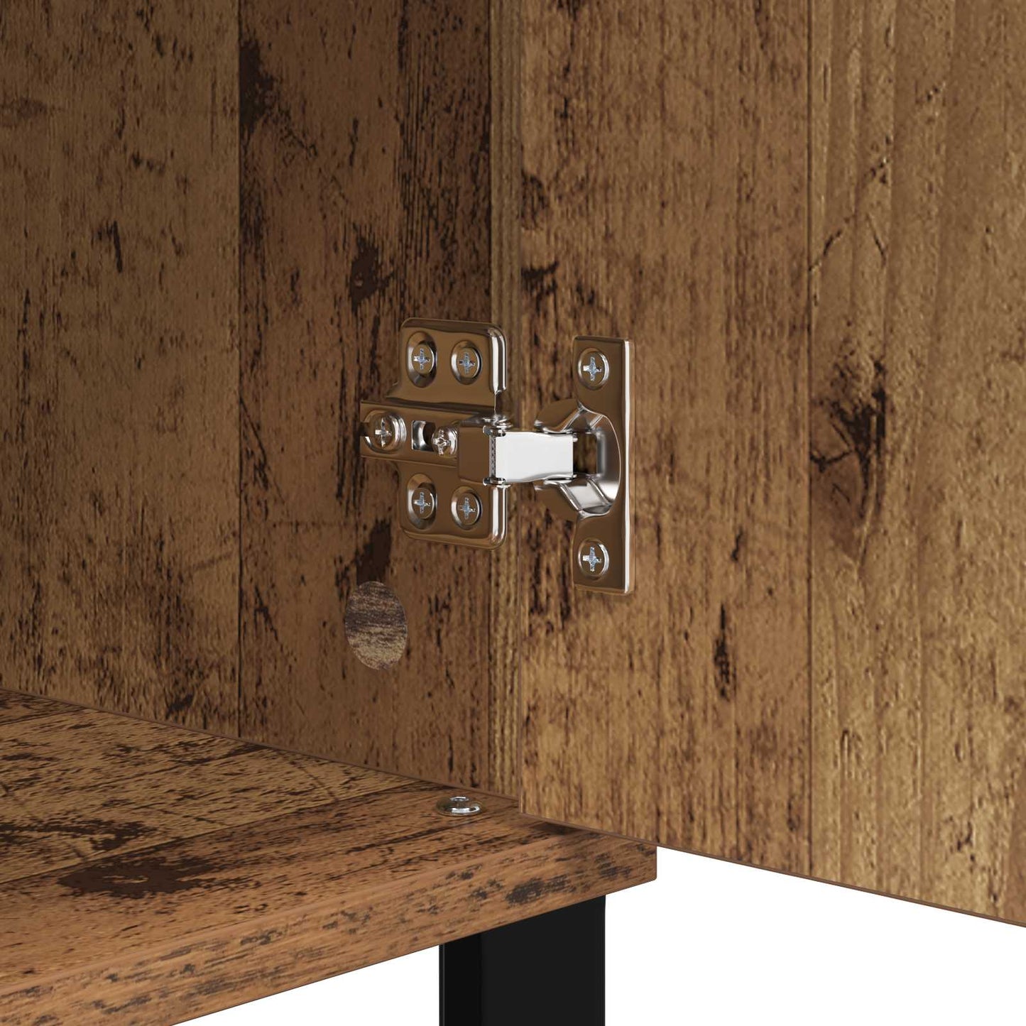 Dressoir met lade Oud hout 35 x 40 x 70 cm Bewerkt hout is nu te koop bij PeponiXL, paradijselijk wonen!