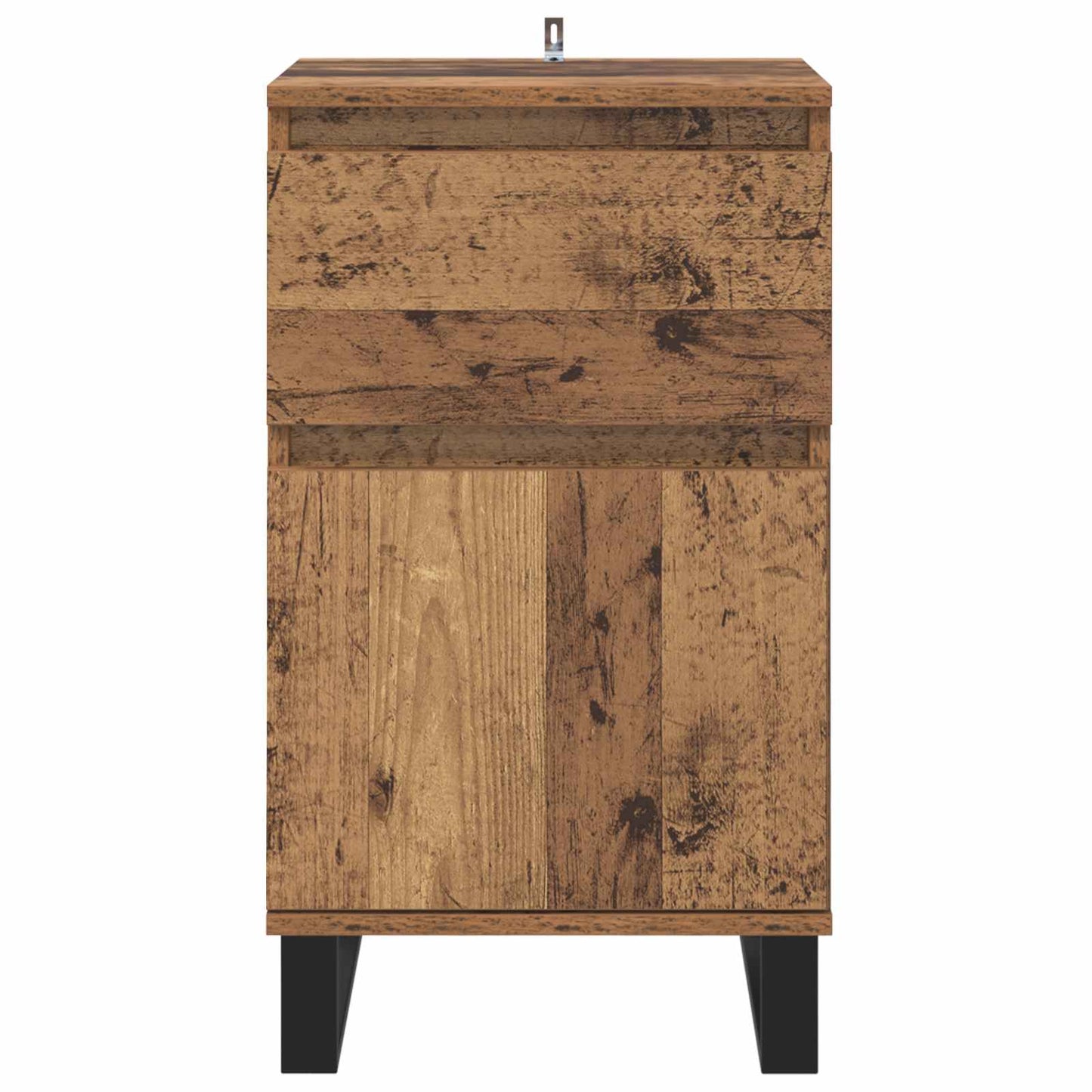 Dressoir met lade Oud hout 35 x 40 x 70 cm Bewerkt hout is nu te koop bij PeponiXL, paradijselijk wonen!