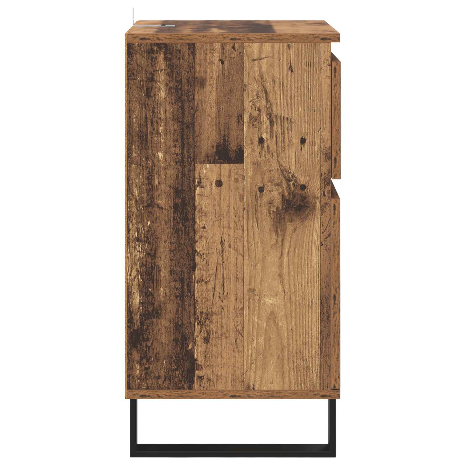 Dressoir met lade Oud hout 35 x 40 x 70 cm Bewerkt hout is nu te koop bij PeponiXL, paradijselijk wonen!