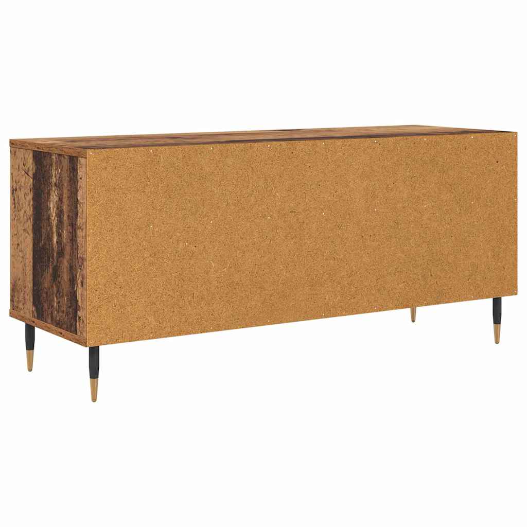 TV-kast Oud Hout 100 x 34,5 x 44,5 cm Gemonteerd hout en ijzer is nu te koop bij PeponiXL, paradijselijk wonen!