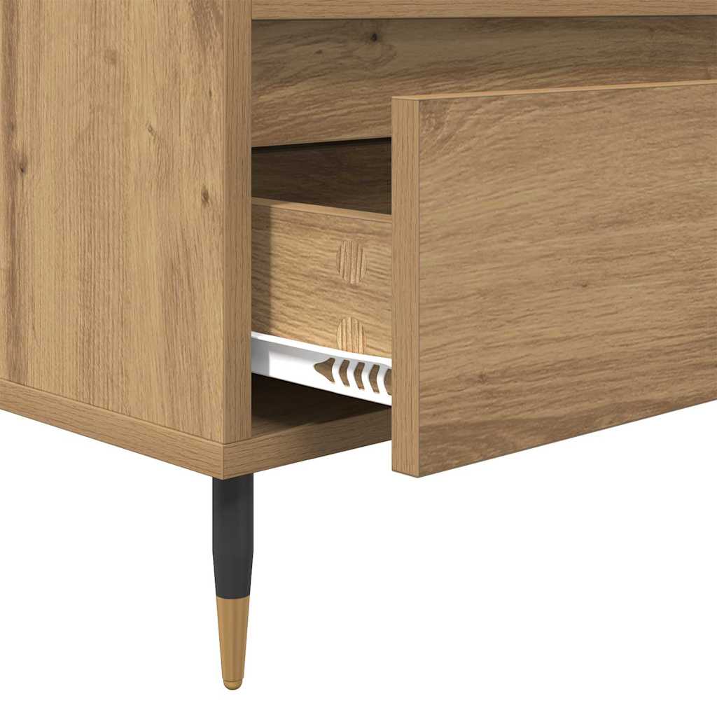 TV-kast met lade Artisan Eiken 100 x 34,5 x 44,5 cm is nu te koop bij PeponiXL, paradijselijk wonen!