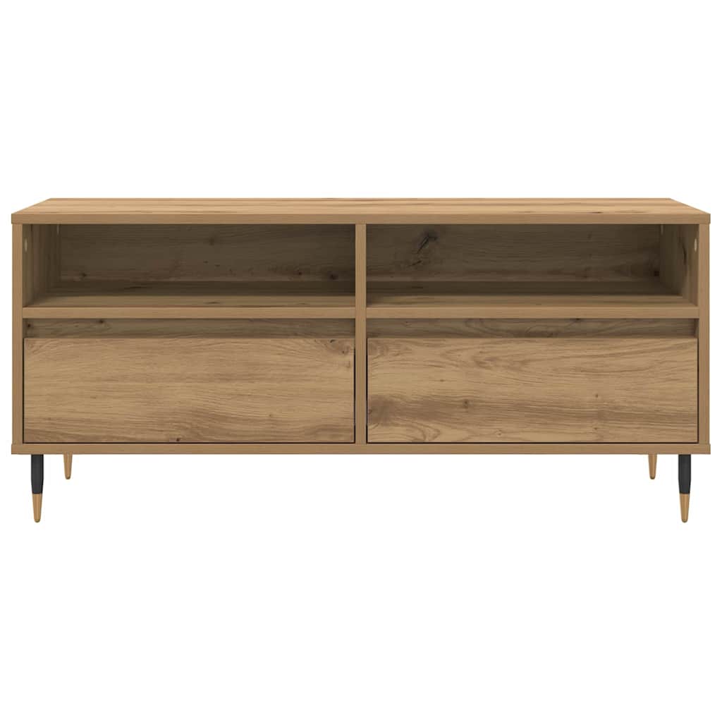 TV-kast met lade Artisan Eiken 100 x 34,5 x 44,5 cm is nu te koop bij PeponiXL, paradijselijk wonen!