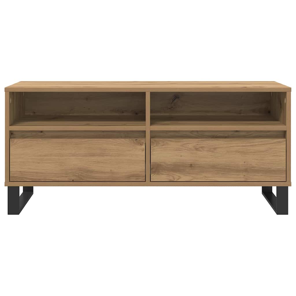 TV-kast met lade Artisan Eiken 100 x 34,5 x 44,5 cm is nu te koop bij PeponiXL, paradijselijk wonen!
