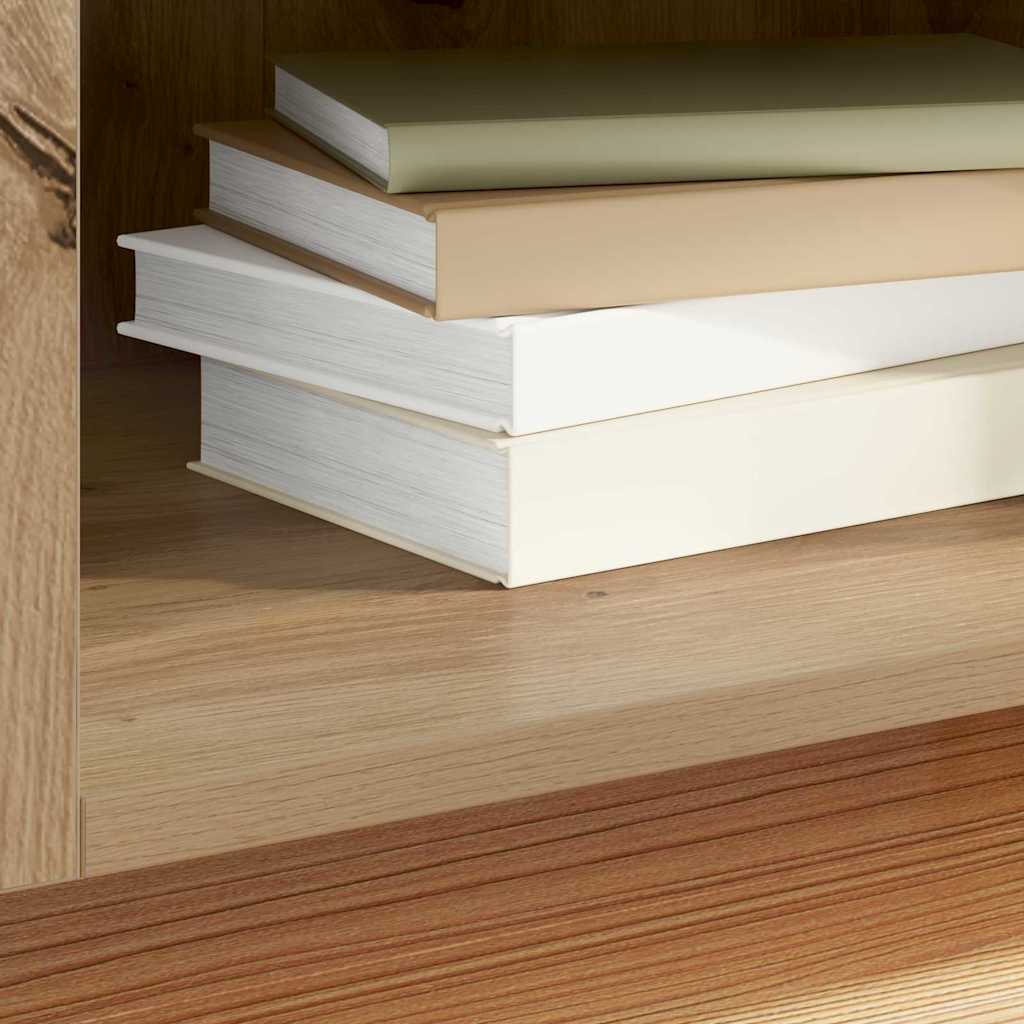 Platenkast met plank met opslag Artisan Eiken 121 x 38 x 48 cm is nu te koop bij PeponiXL, paradijselijk wonen!