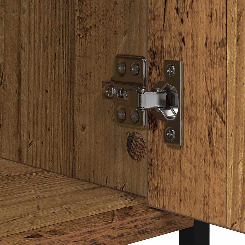 Nachtkastje 2 pcs Oudhout 40 x 42 x 60cm Bewerkt hout is nu te koop bij PeponiXL, paradijselijk wonen!