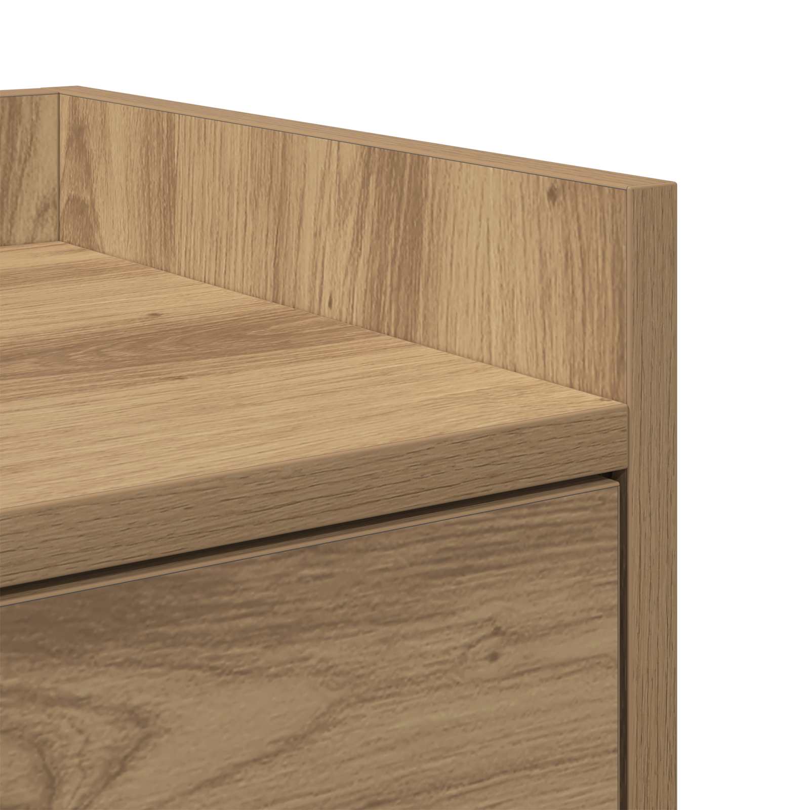Nachtkastje Artisan Eiken 40 x 29 x 60 cm Bewerkt hout is nu te koop bij PeponiXL, paradijselijk wonen!