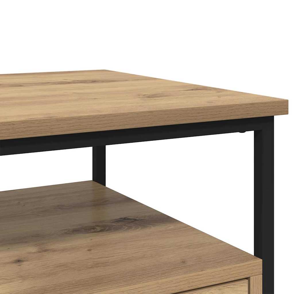 Nachtkastje met lade Artisan Eiken 40 x 42 x 56 cm Bewerkt hout is nu te koop bij PeponiXL, paradijselijk wonen!