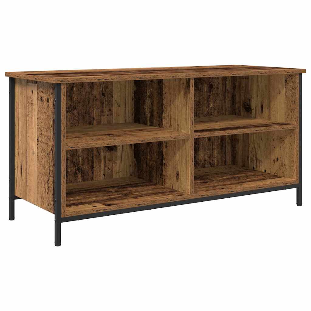 TV-kast Oud Hout 100 x 40 x 50 cm Bewerkt hout is nu te koop bij PeponiXL, paradijselijk wonen!