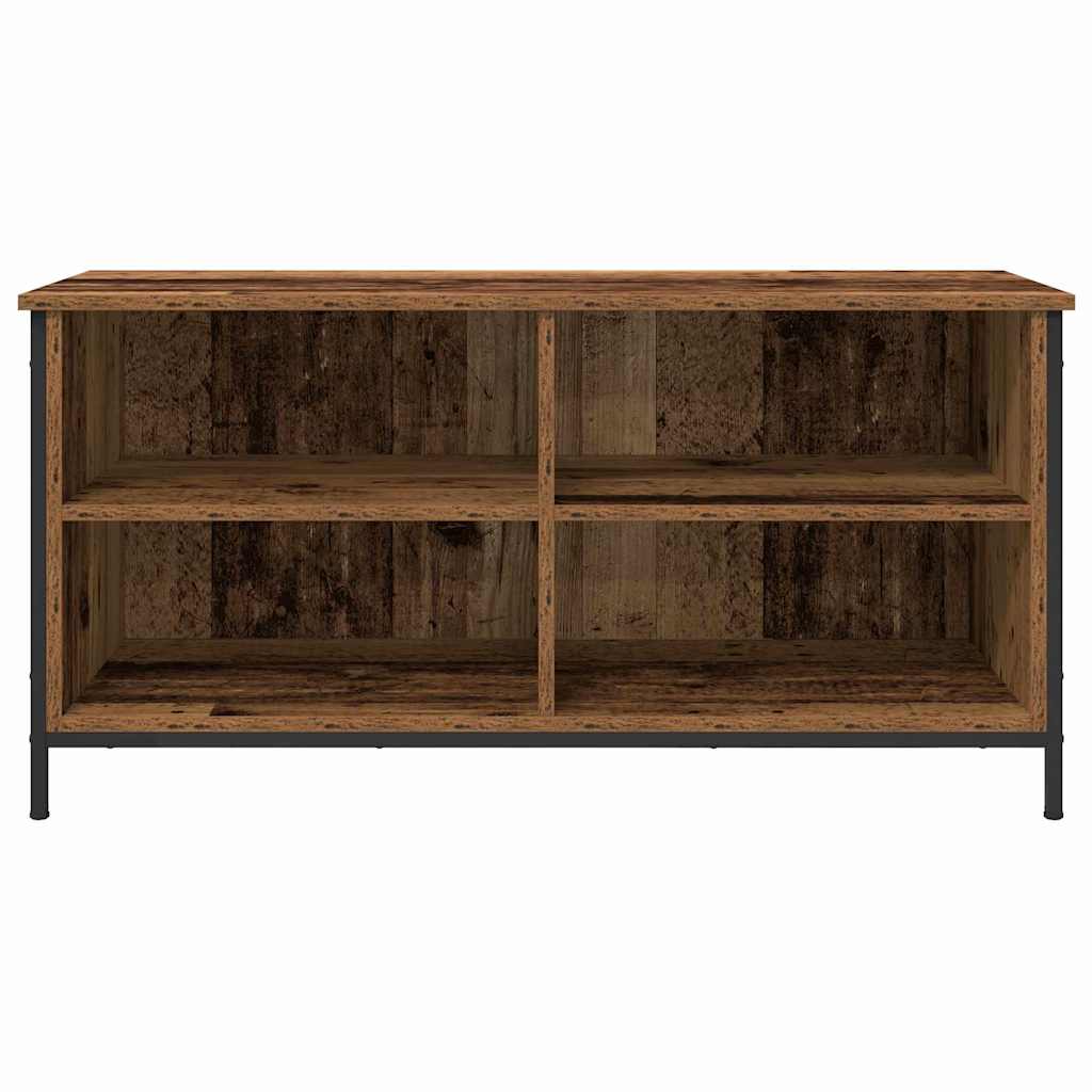 TV-kast Oud Hout 100 x 40 x 50 cm Bewerkt hout is nu te koop bij PeponiXL, paradijselijk wonen!