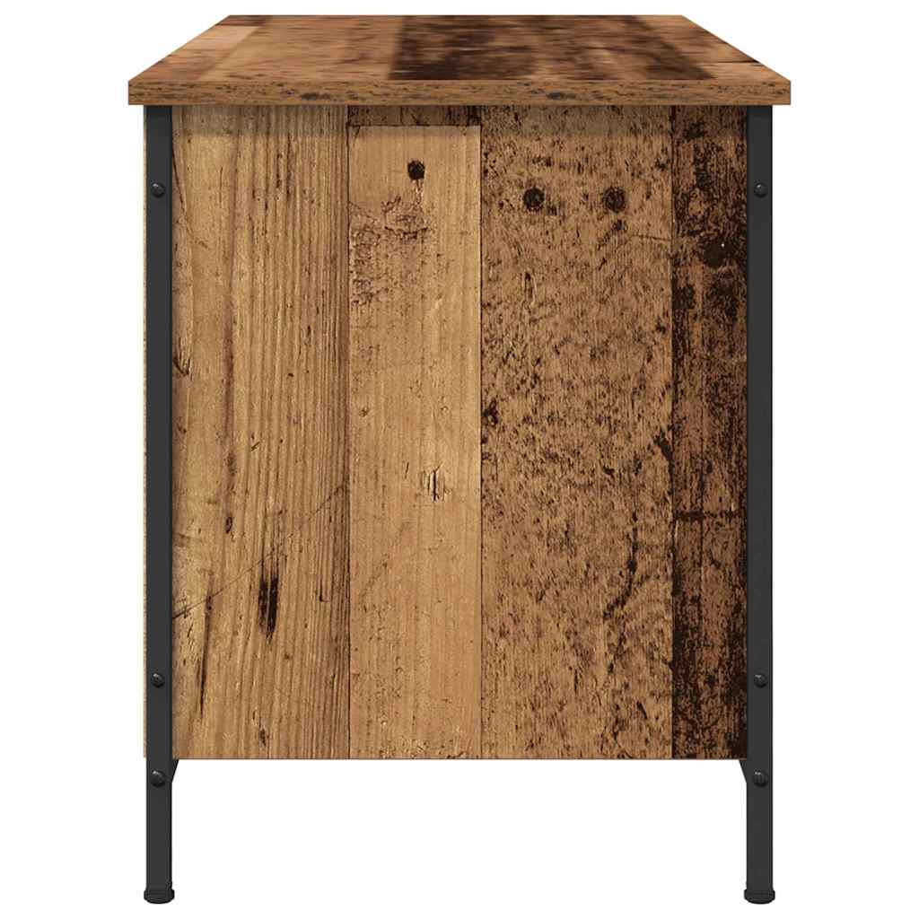 TV-kast Oud Hout 100 x 40 x 50 cm Bewerkt hout is nu te koop bij PeponiXL, paradijselijk wonen!