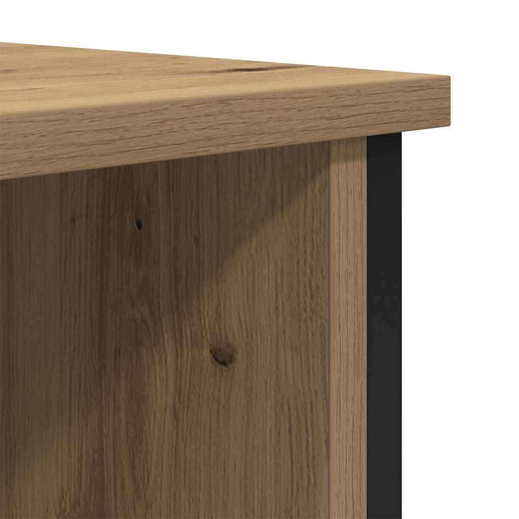TV-kast Artisan Eiken 100 x 40 x 50 cm Bewerkt hout is nu te koop bij PeponiXL, paradijselijk wonen!