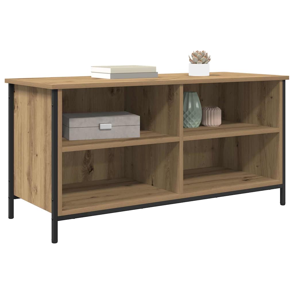 TV-kast Artisan Eiken 100 x 40 x 50 cm Bewerkt hout is nu te koop bij PeponiXL, paradijselijk wonen!