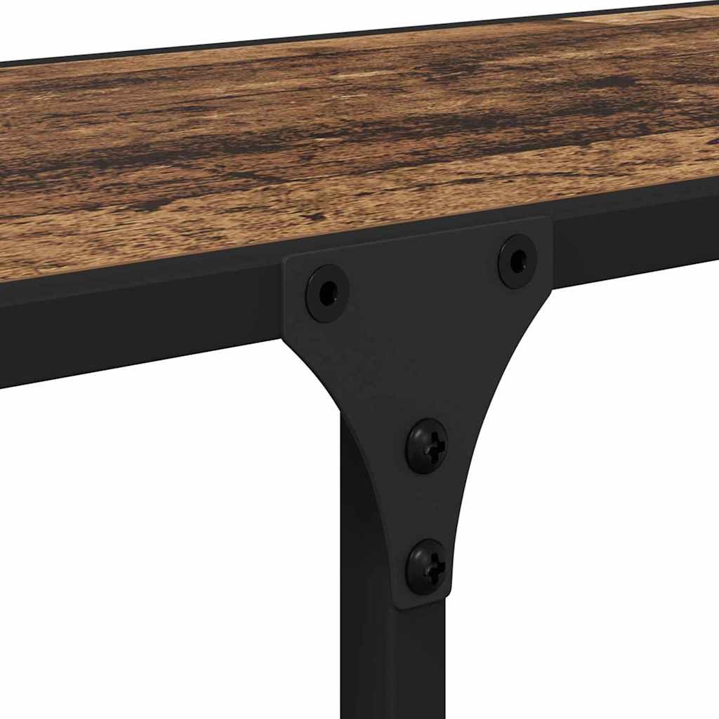 Boekenkast Oud hout 100 x 32 x 170 cm Bewerkt hout is nu te koop bij PeponiXL, paradijselijk wonen!