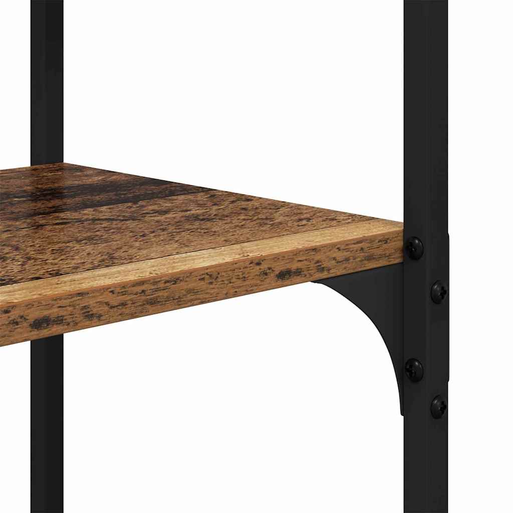 Boekenkast Oud hout 100 x 32 x 170 cm Bewerkt hout is nu te koop bij PeponiXL, paradijselijk wonen!