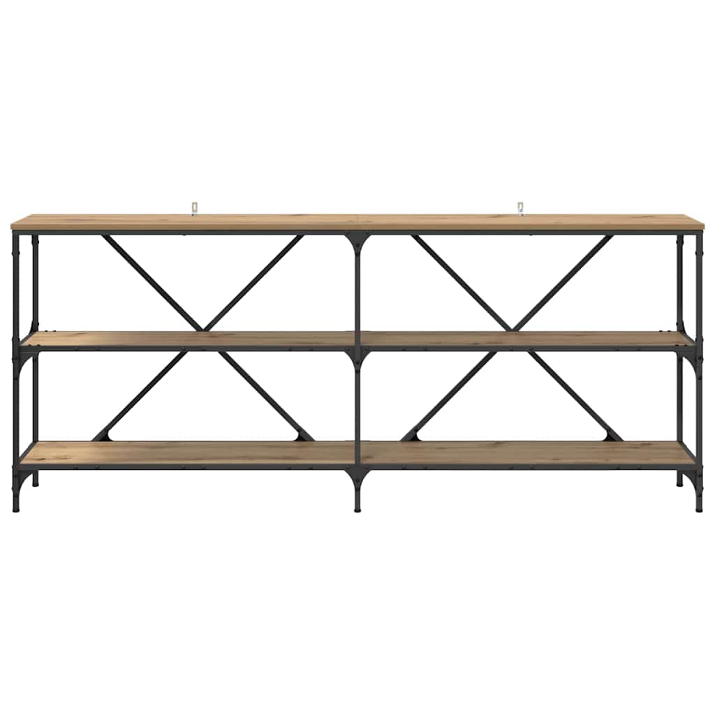 Wandtafel met plank Artisan Eiken 180 x 30 x 75 cm Bewerkt hout is nu te koop bij PeponiXL, paradijselijk wonen!