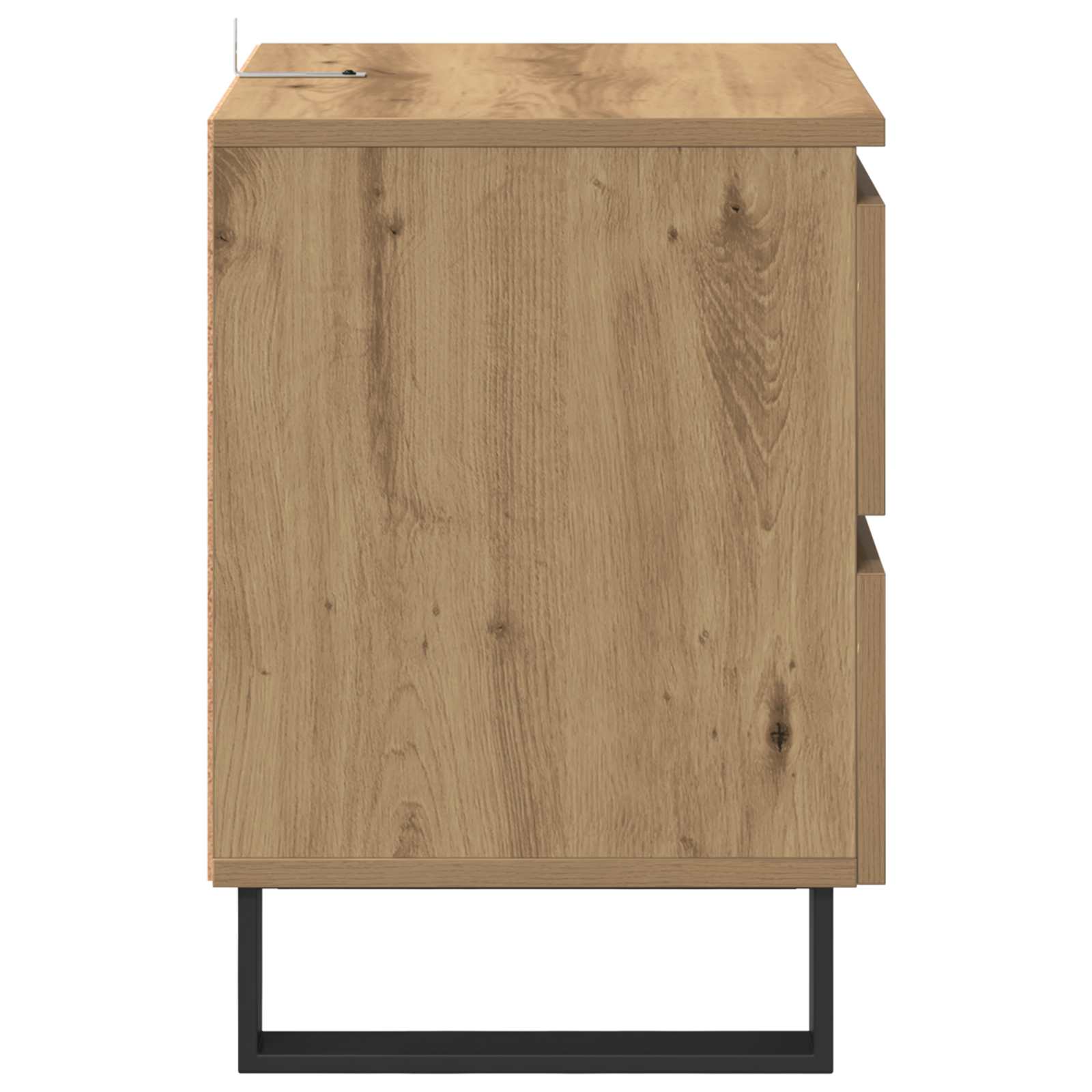 Nachtkastje 2 pcs Artisan Eiken 40 x 35 x 50 cm Bewerkt hout is nu te koop bij PeponiXL, paradijselijk wonen!