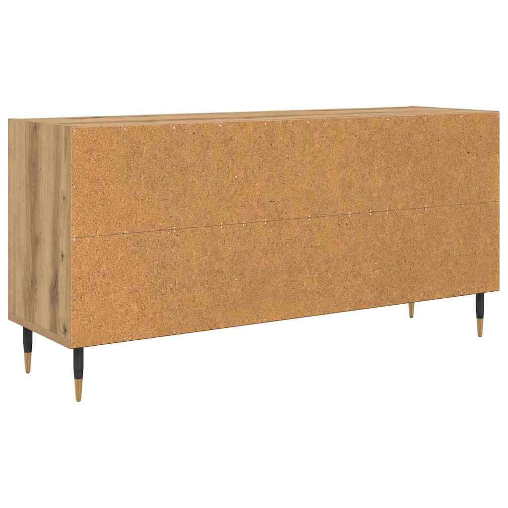 TV-kast Artisan Eiken 103,5 x 30 x 50 cm Bewerkt hout is nu te koop bij PeponiXL, paradijselijk wonen!