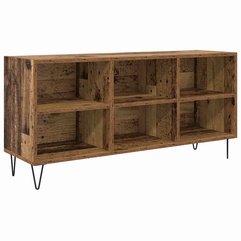 TV-kast Oud Hout 103,5 x 30 x 50 cm Bewerkt hout is nu te koop bij PeponiXL, paradijselijk wonen!