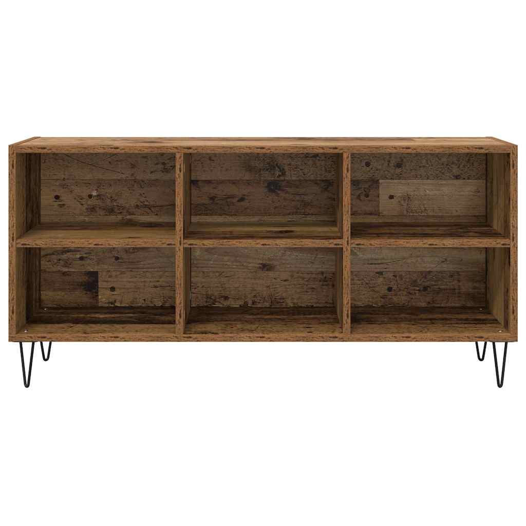 TV-kast Oud Hout 103,5 x 30 x 50 cm Bewerkt hout is nu te koop bij PeponiXL, paradijselijk wonen!