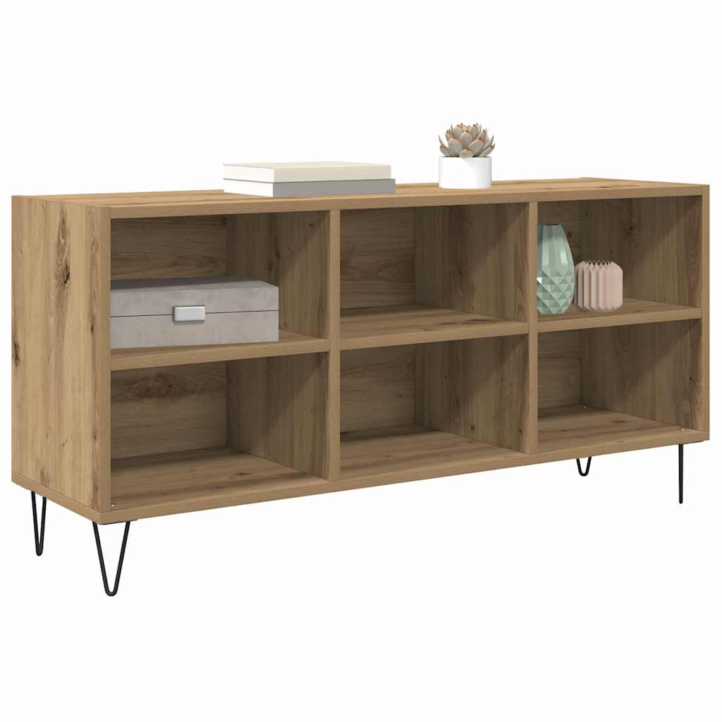 TV-kast Artisan Eiken 103,5 x 30 x 50 cm Bewerkt hout is nu te koop bij PeponiXL, paradijselijk wonen!