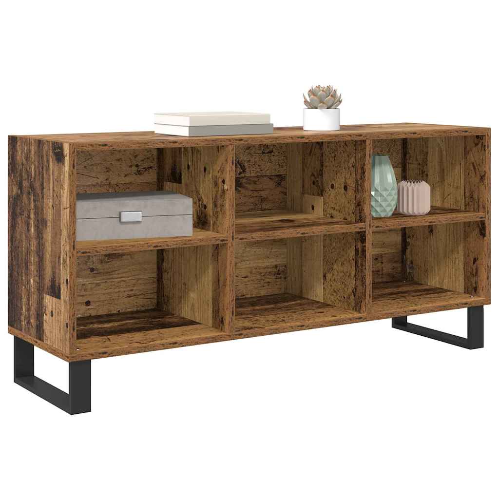 TV-kast Oud Hout 103,5 x 30 x 50 cm Bewerkt hout is nu te koop bij PeponiXL, paradijselijk wonen!