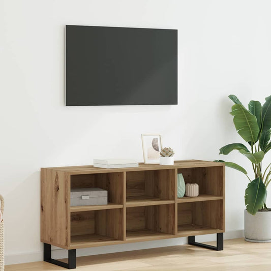 TV-kast Artisan Eiken 103,5 x 30 x 50 cm Bewerkt hout is nu te koop bij PeponiXL, paradijselijk wonen!