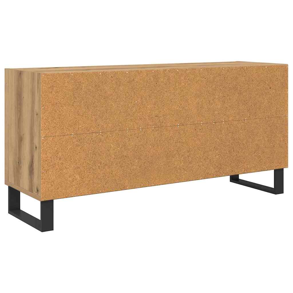 TV-kast Artisan Eiken 103,5 x 30 x 50 cm Bewerkt hout is nu te koop bij PeponiXL, paradijselijk wonen!
