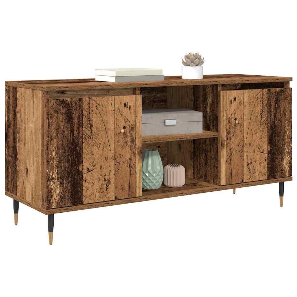 TV-kast Oud Hout 104 x 35 x 50 cm Bewerkt hout is nu te koop bij PeponiXL, paradijselijk wonen!