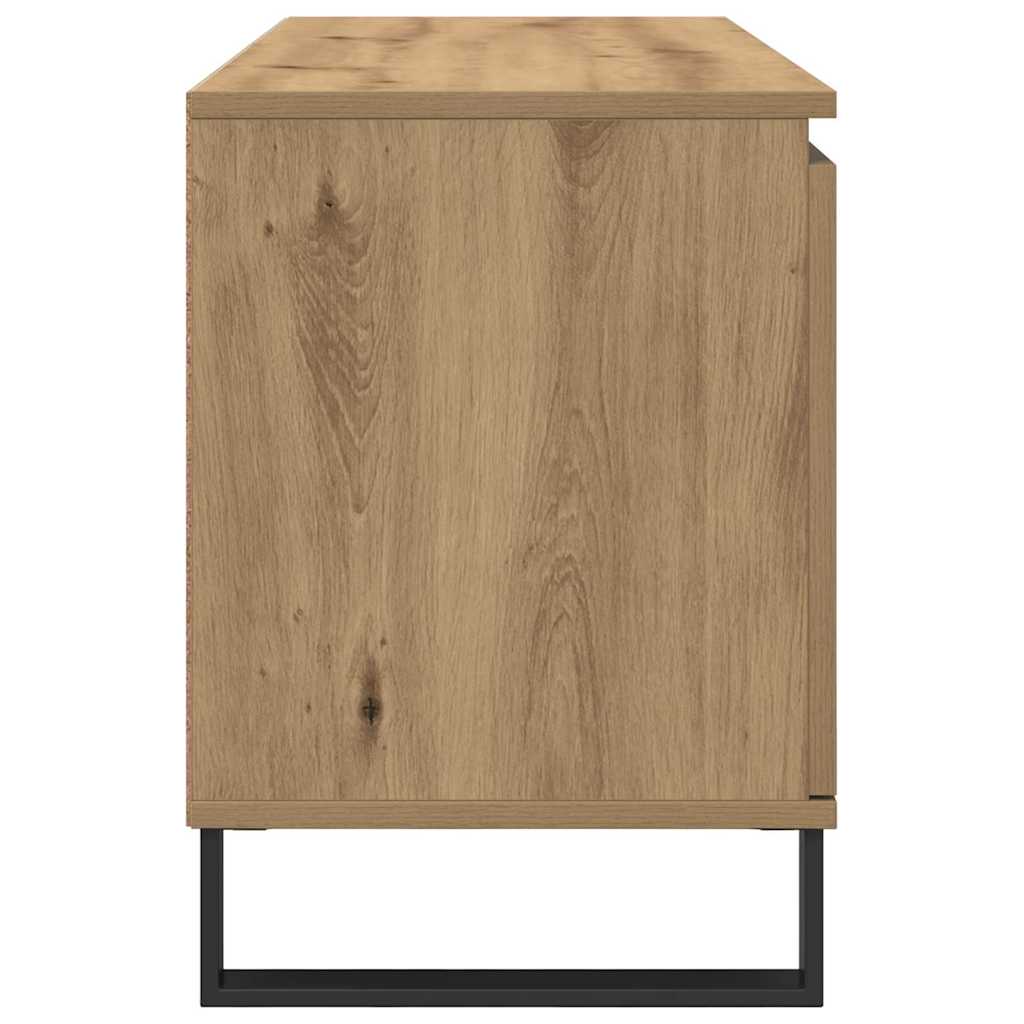 TV-kast Artisan Eiken 104 x 35 x 50 cm Bewerkt hout is nu te koop bij PeponiXL, paradijselijk wonen!