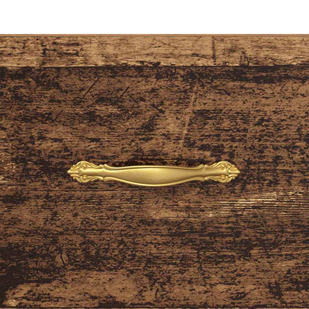 Nachtkastje met lade Oudhout 40 x 35 x 47,5 cm Bewerkt hout is nu te koop bij PeponiXL, paradijselijk wonen!