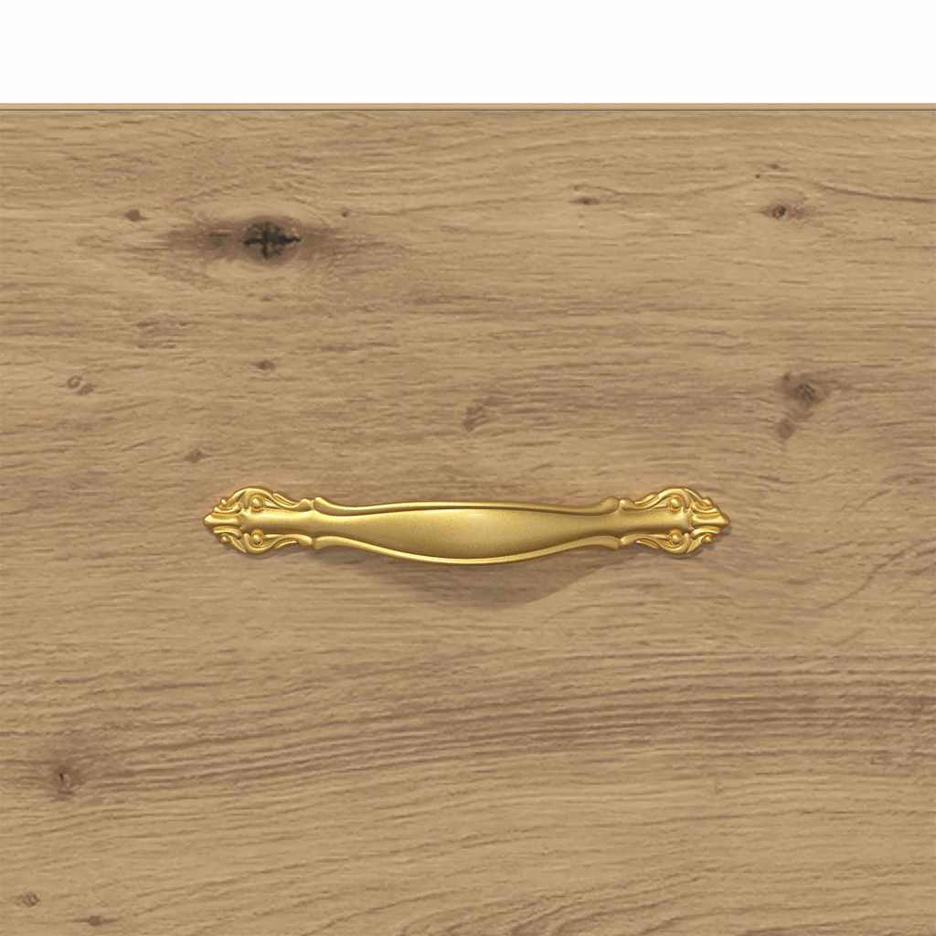 Nachtkastje 2 pcs Artisan Eiken 40 x 35 x 47,5 cm Bewerkt hout is nu te koop bij PeponiXL, paradijselijk wonen!