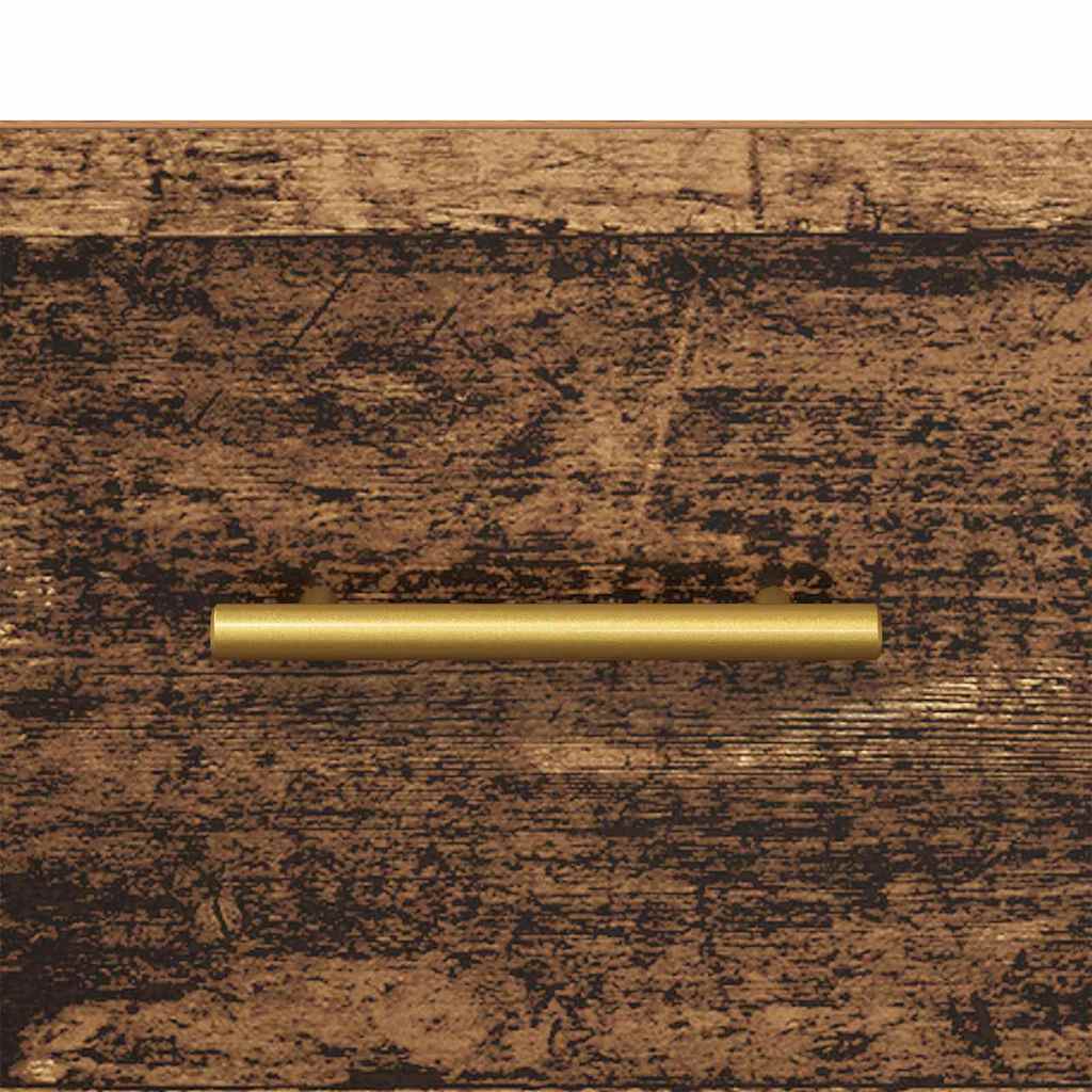 Nachtkastje met lade Oud Hout 40 x 35 x 47,5 cm Bewerkt hout is nu te koop bij PeponiXL, paradijselijk wonen!