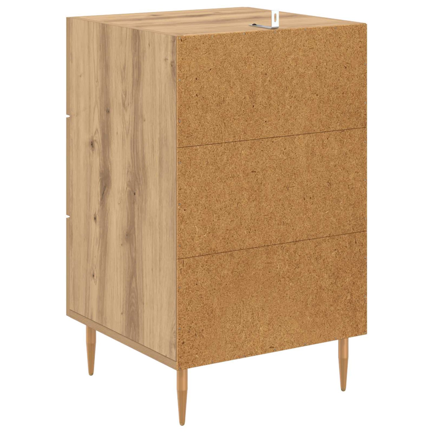 Nachtkastje Artisan Eiken 40 x 40 x 66 cm Bewerkt hout