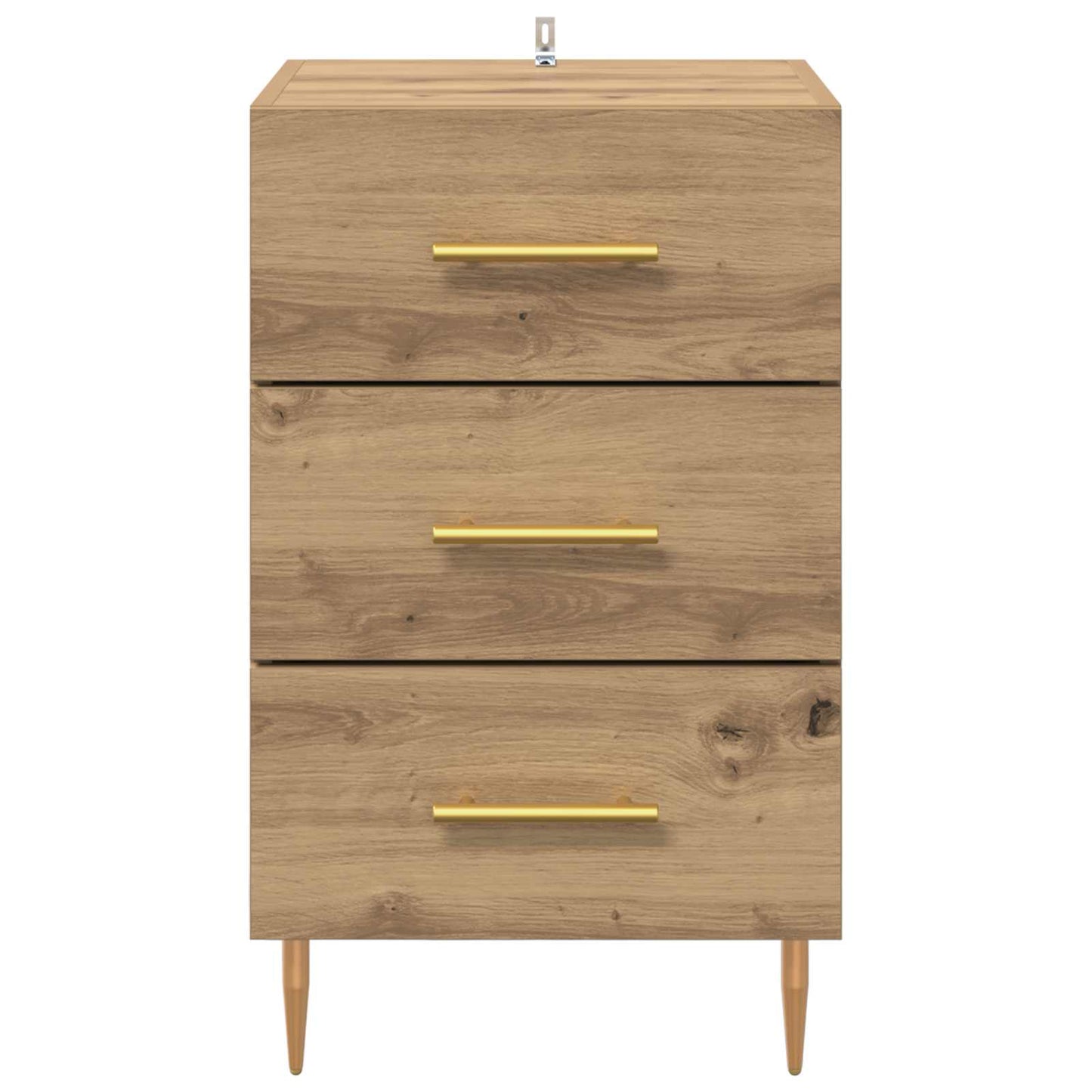 Nachtkastje Artisan Eiken 40 x 40 x 66 cm Bewerkt hout