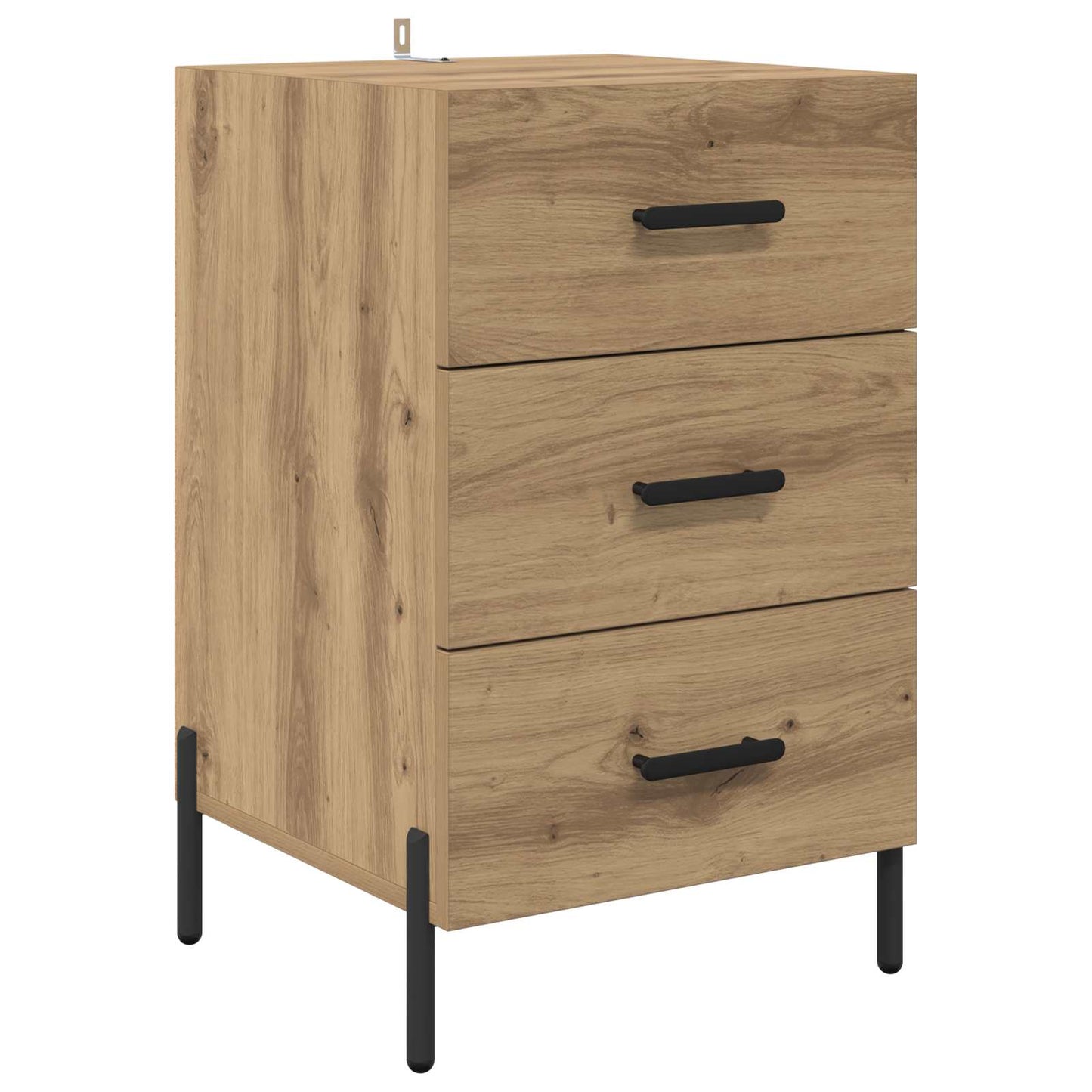 Nachtkastje Artisan Eiken 40 x 40 x 66 cm Bewerkt hout is nu te koop bij PeponiXL, paradijselijk wonen!