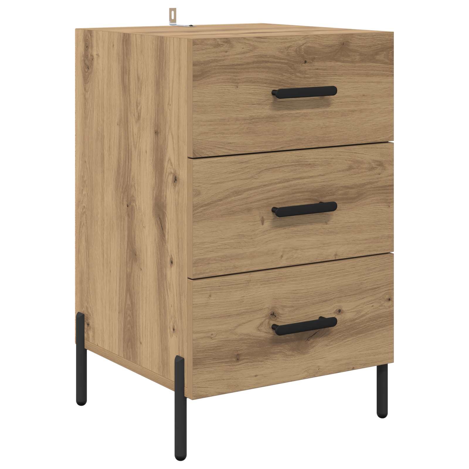 Nachtkastje Artisan Eiken 40 x 40 x 66 cm Bewerkt hout is nu te koop bij PeponiXL, paradijselijk wonen!