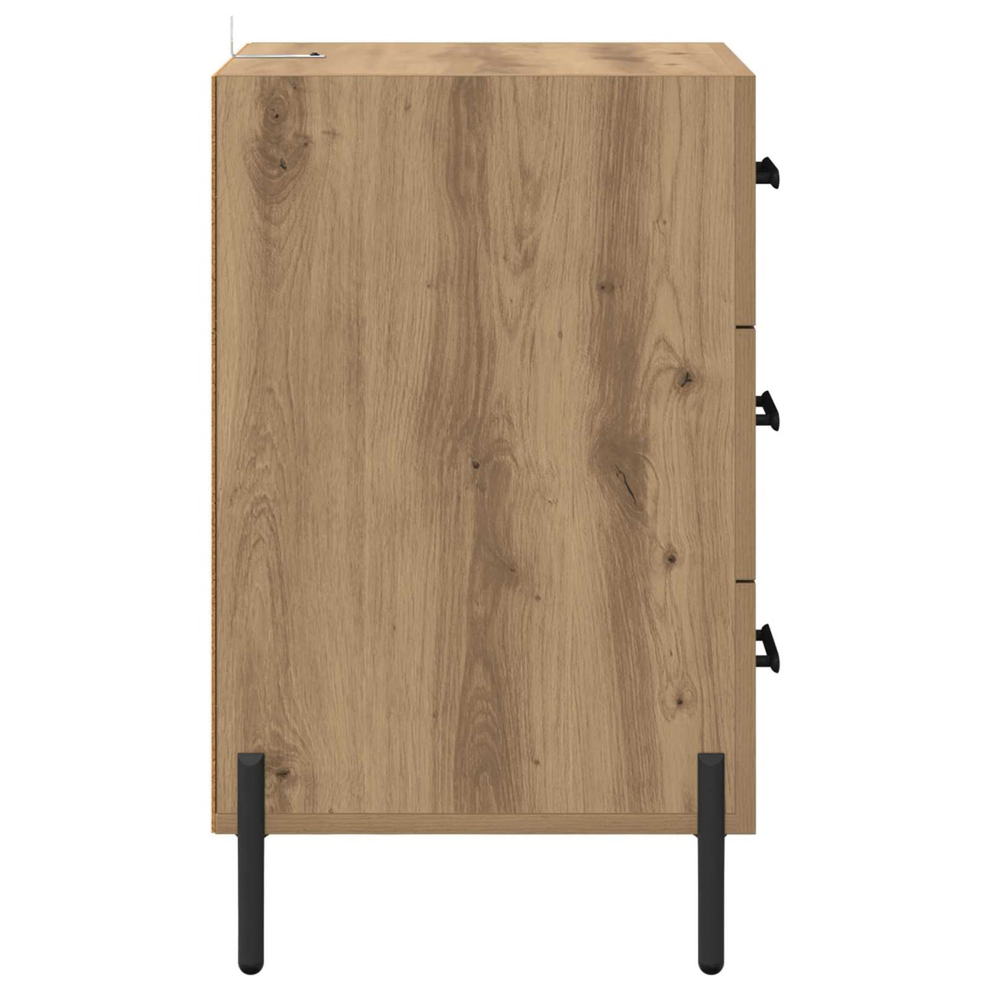Nachtkastje Artisan Eiken 40 x 40 x 66 cm Bewerkt hout is nu te koop bij PeponiXL, paradijselijk wonen!