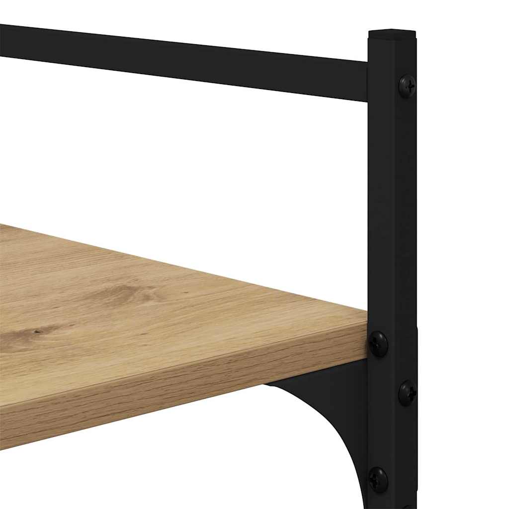 Boekenkast Artisan Eiken 56 x 32 x 174 cm Bewerkt hout is nu te koop bij PeponiXL, paradijselijk wonen!