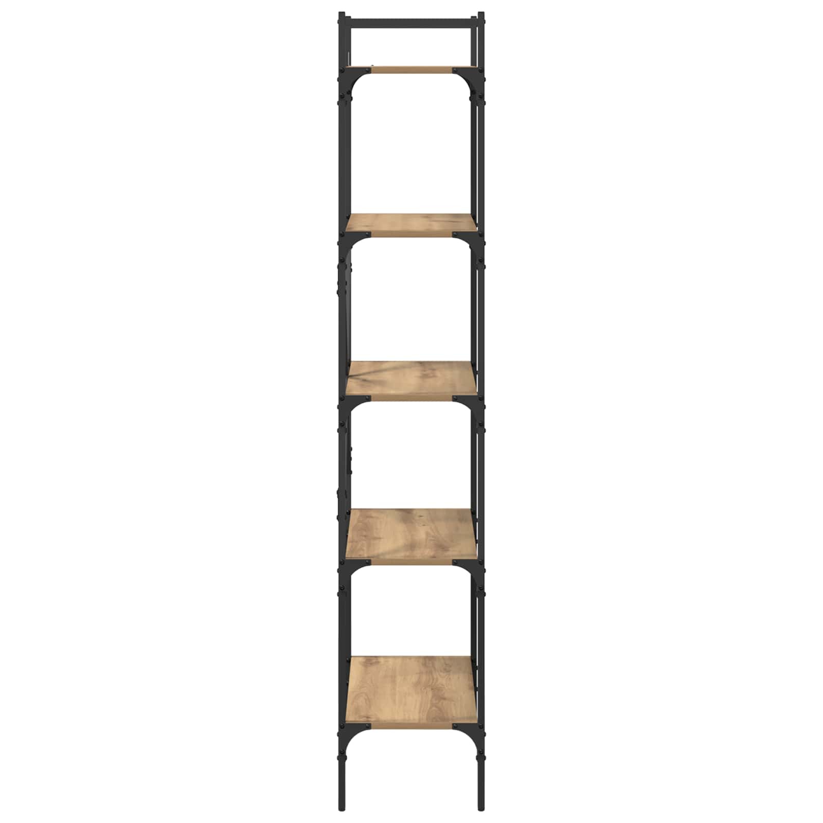 Boekenkast 5-laags 56 x 32 x 174 cm Bewerkt hout Artisan Eiken is nu te koop bij PeponiXL, paradijselijk wonen!
