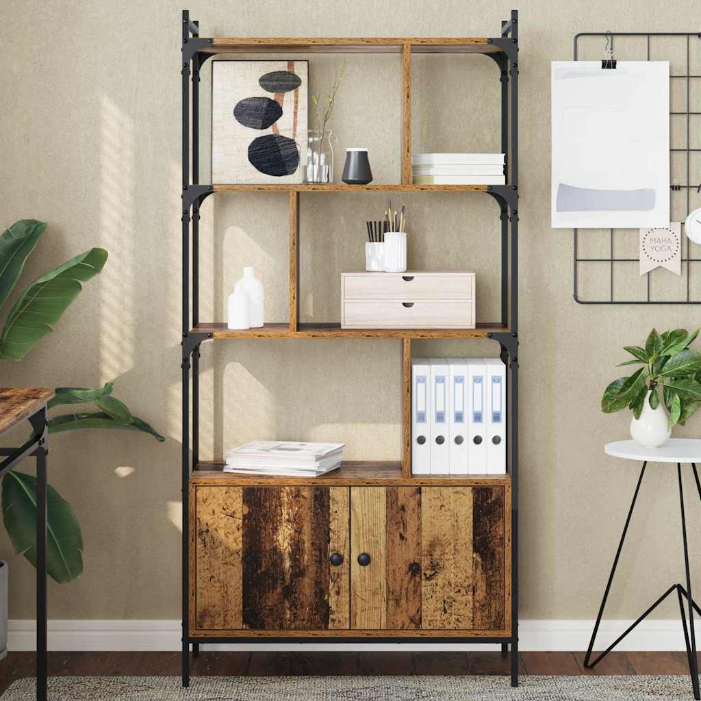 Boekenkast Bewerkt hout is nu te koop bij PeponiXL, paradijselijk wonen!