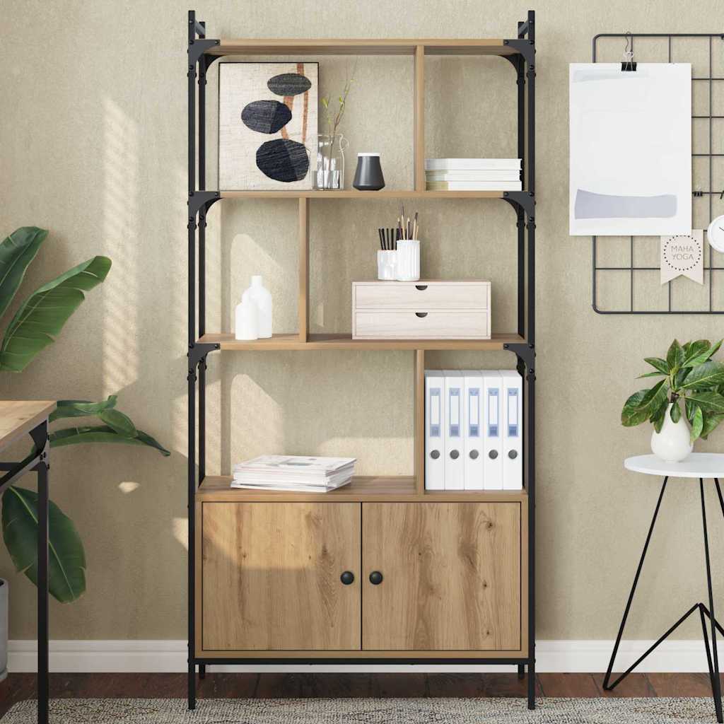 Boekenkast Bewerkt hout is nu te koop bij PeponiXL, paradijselijk wonen!