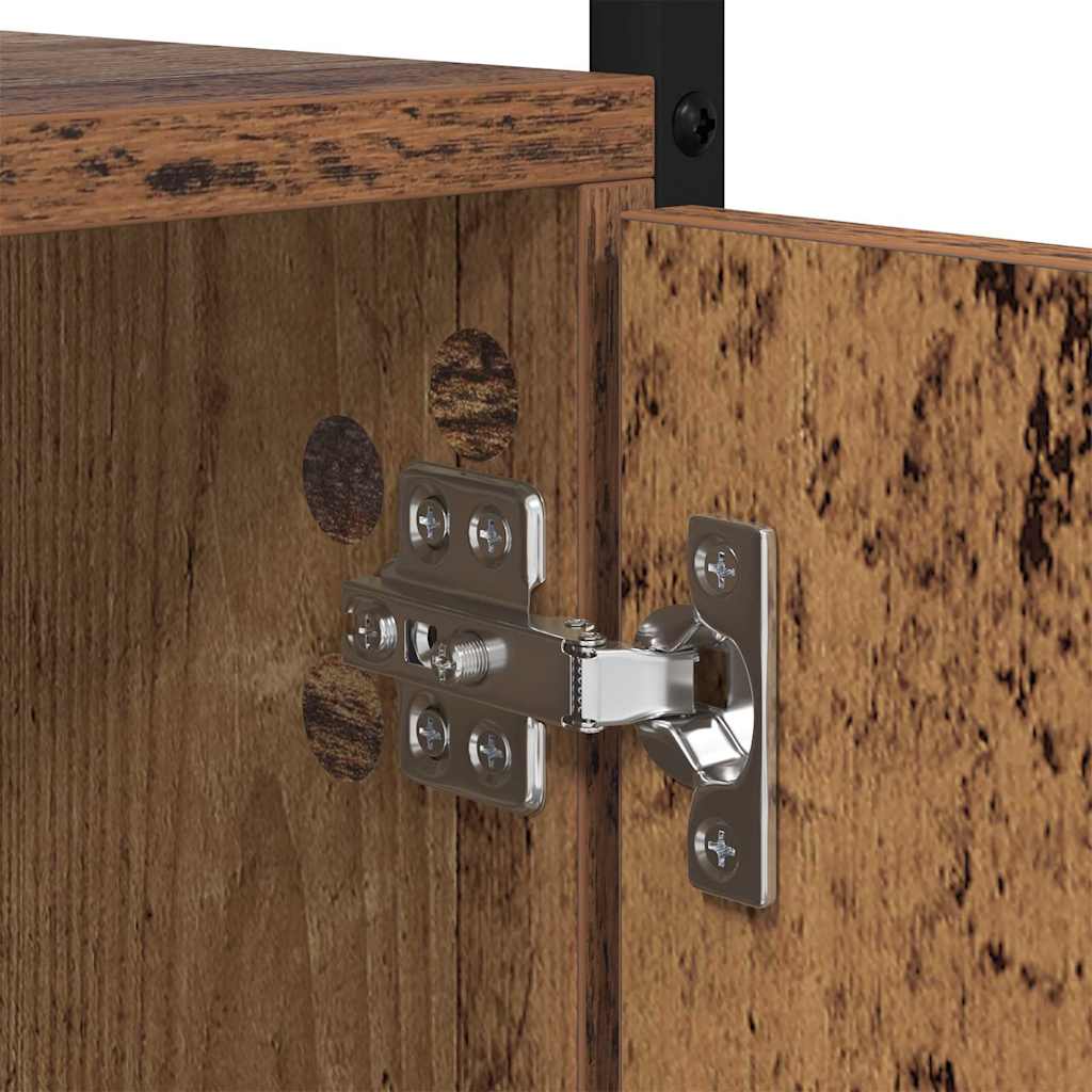 Boekenkast Oud Hout 44,5 x 30 x 154,5 cm Bewerkt hout is nu te koop bij PeponiXL, paradijselijk wonen!