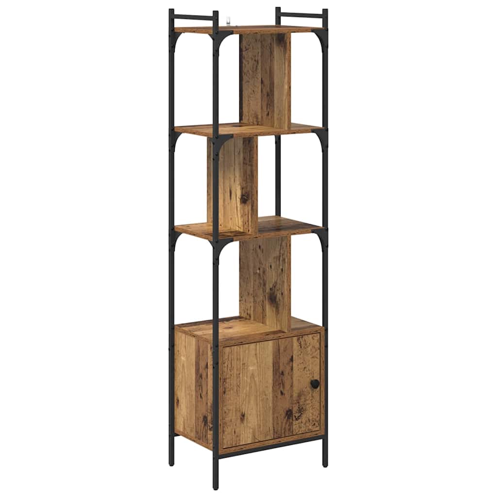 Boekenkast Oud Hout 44,5 x 30 x 154,5 cm Bewerkt hout is nu te koop bij PeponiXL, paradijselijk wonen!