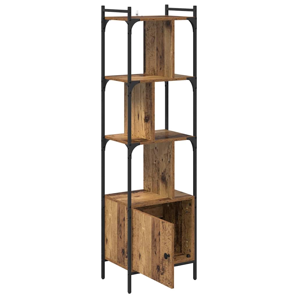 Boekenkast Oud Hout 44,5 x 30 x 154,5 cm Bewerkt hout is nu te koop bij PeponiXL, paradijselijk wonen!