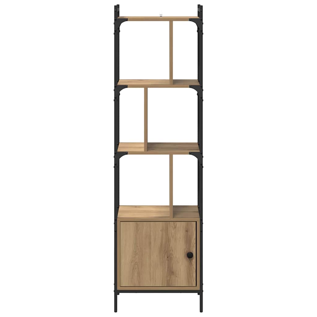 Boekenkast Artisan Eiken 44,5 x 30 x 154,5 cm Bewerkt hout is nu te koop bij PeponiXL, paradijselijk wonen!